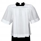 181-altar-server-surplice-square neck pleated